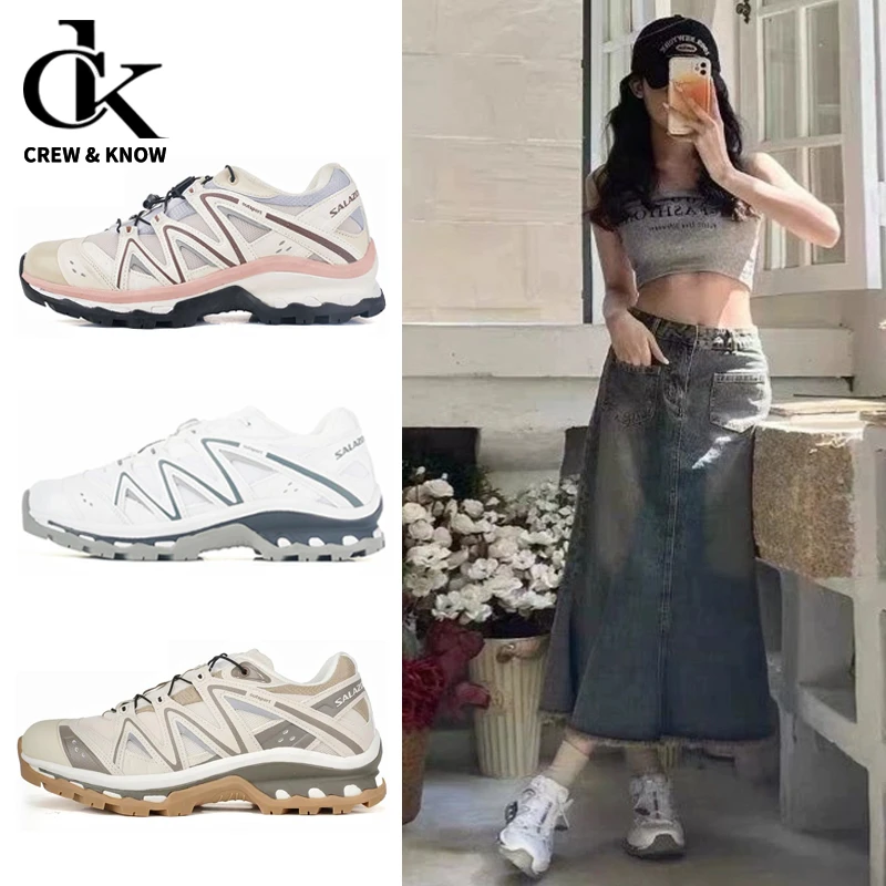 【专柜正品】户外登山鞋女 2025 秋网面百搭厚底休闲徒步老爹鞋