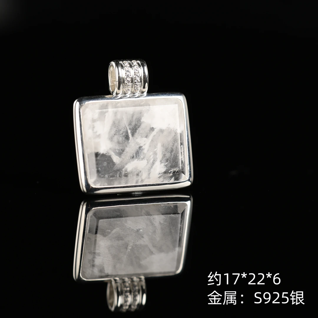 本真 | "静好"原创设计精品高段位水晶雪花幽灵吊坠 多样性发其一