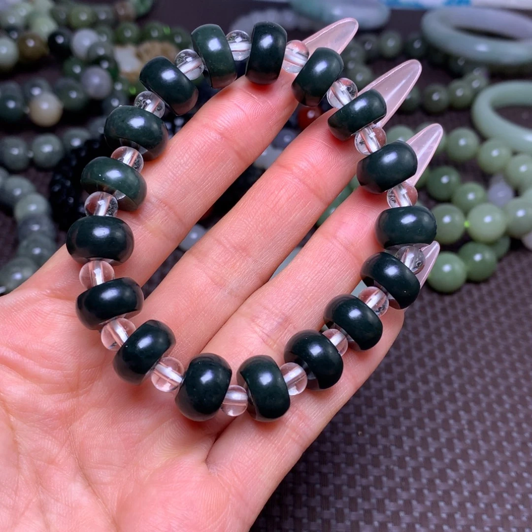 未镶嵌手链和田玉卡12