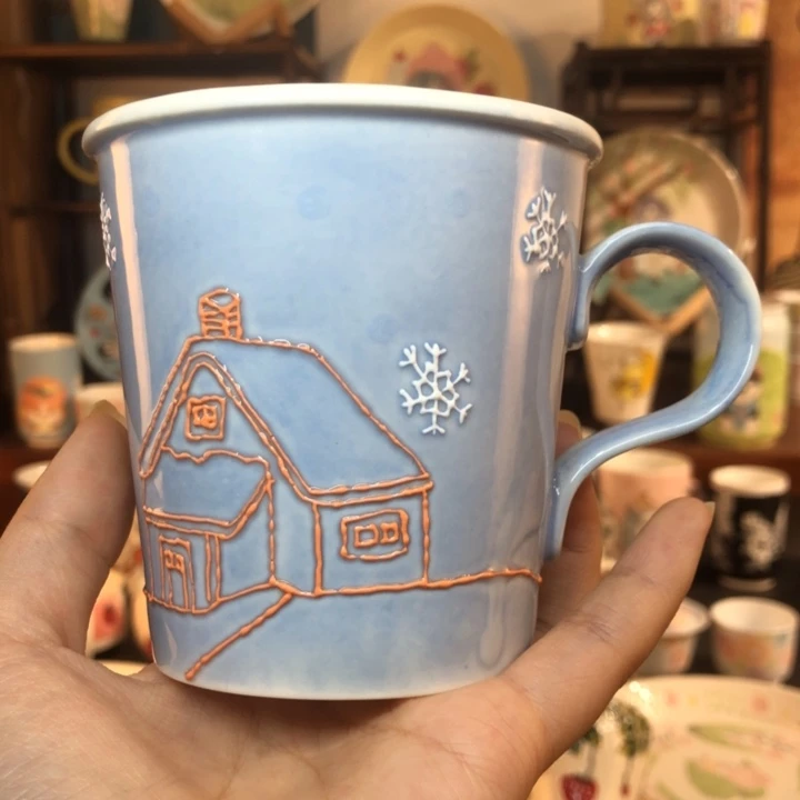 浔也手作立体釉陶瓷杯全品特价不退不换