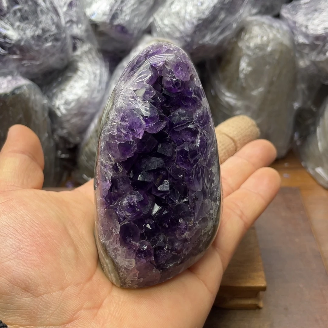 紫晶摆件未镶嵌紫晶