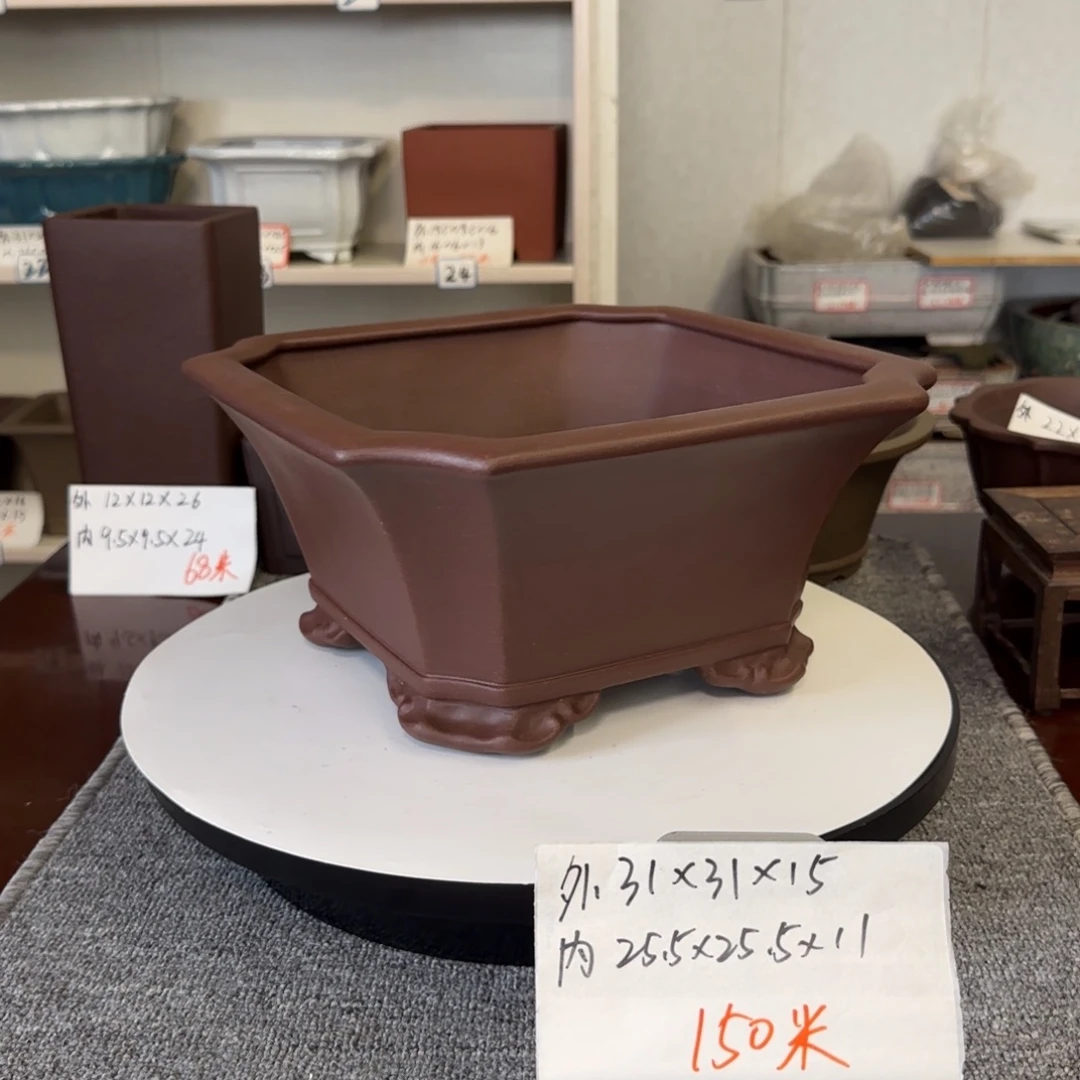 盆友居紫砂花盆直播间