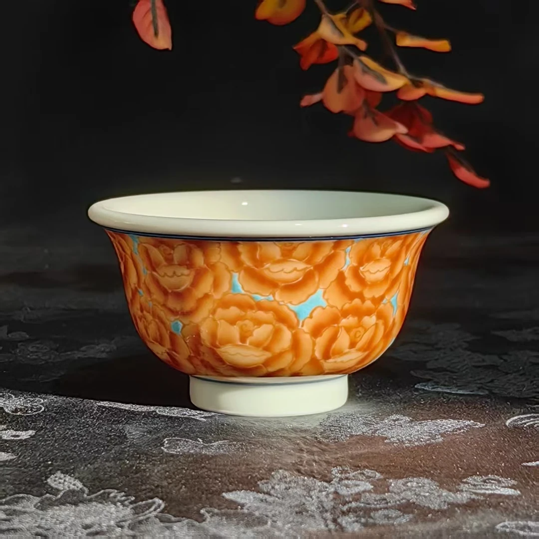 立勤堂 矾红万花主人杯 LQ566