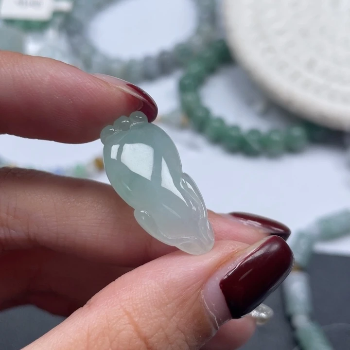 颈饰未镶嵌翡翠天然A货缅甸翡翠