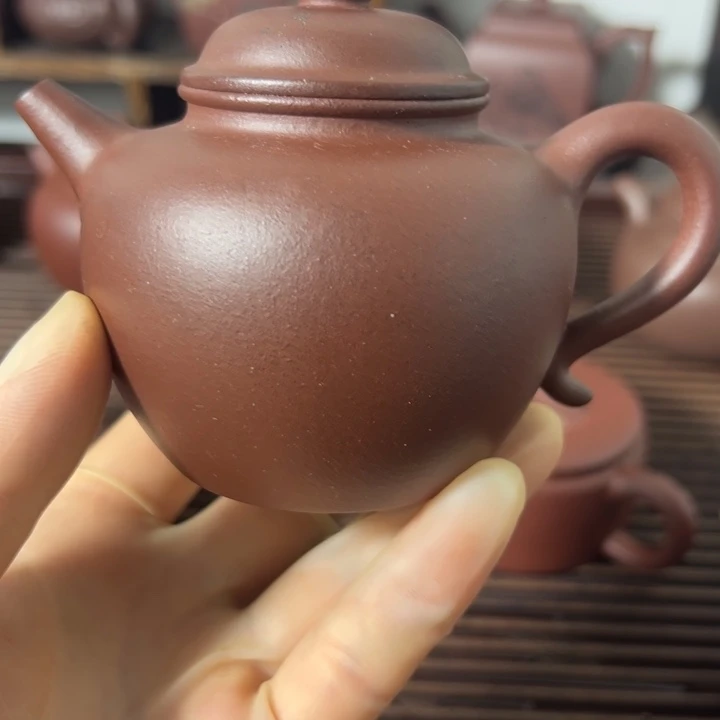 陈***霖茶壶紫砂原矿紫泥圊钮紫砂壶