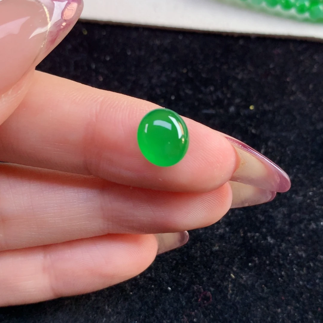 翡翠裸石9.3-8.20-3.76