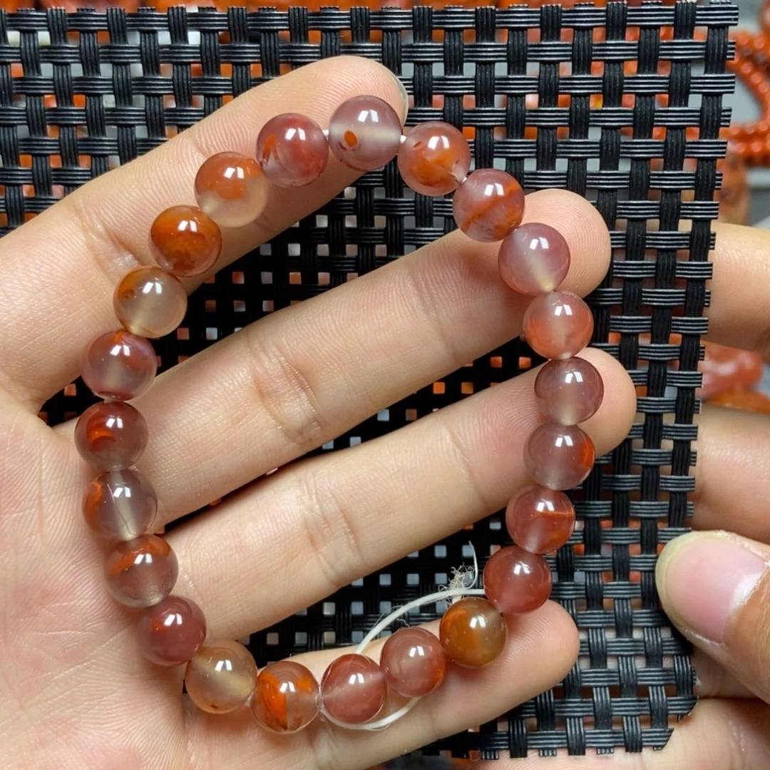 南红玛瑙手串未镶嵌8+’mm