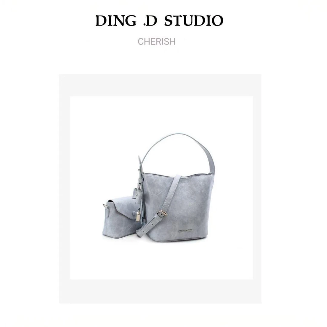 【蓝精灵】DING.D新品百搭简约单肩休闲时尚气质ins女包ST0621-V