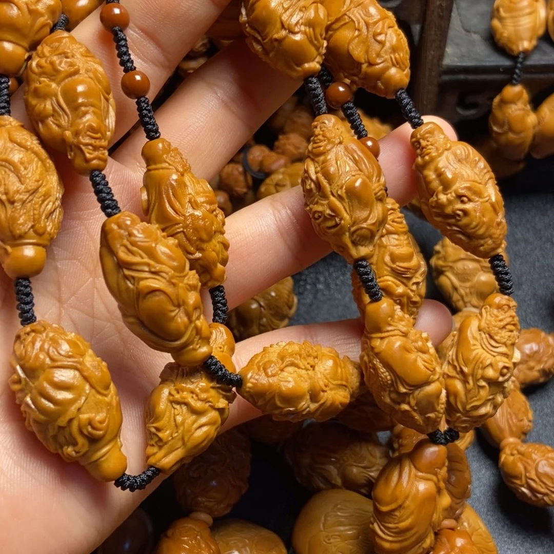 【闪购商品】手串/手链橄榄核谁***风骑兽罗汉脖挂