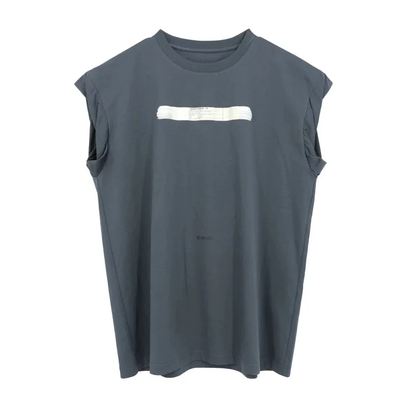 YOUWEI有尾2025春夏新品主题面条印花卷袖T恤Y1125205