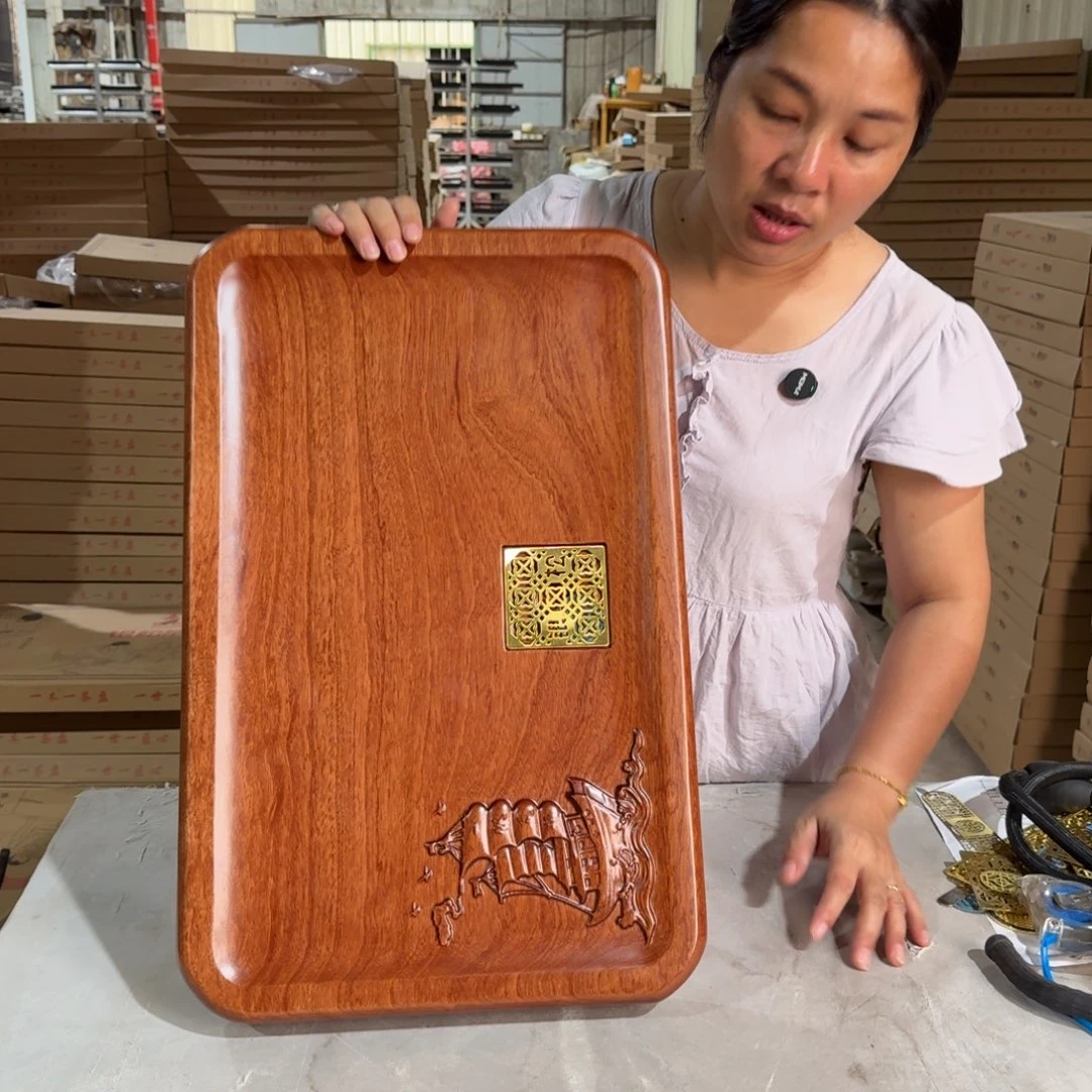 花梨木茶盘55*35尺寸