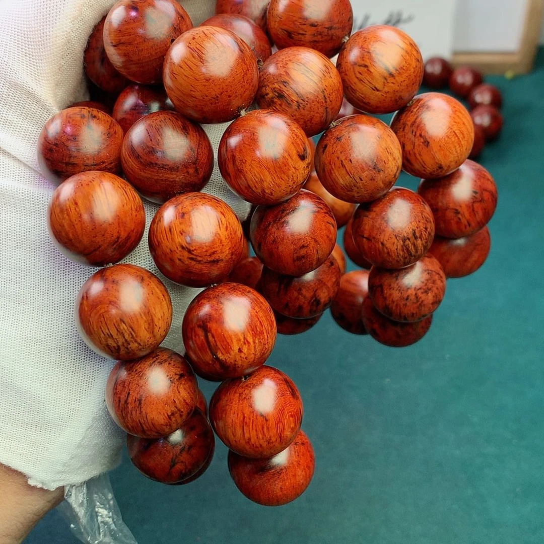 黄花梨/降香黄檀手串/手链20黄油土埋满芝麻点花梨公