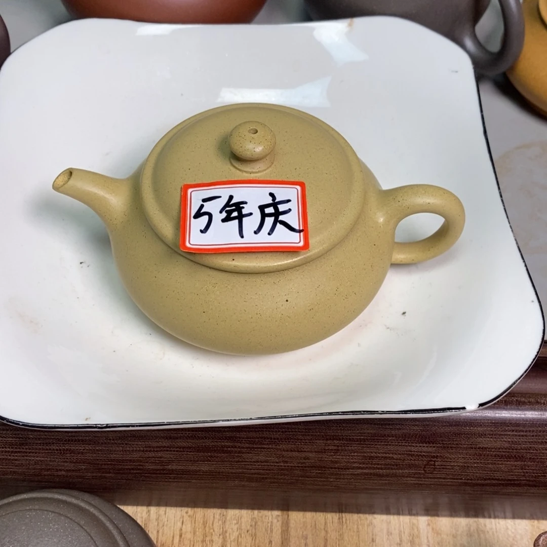 紫砂茶壶韮*宜兴紫砂半手工160cc