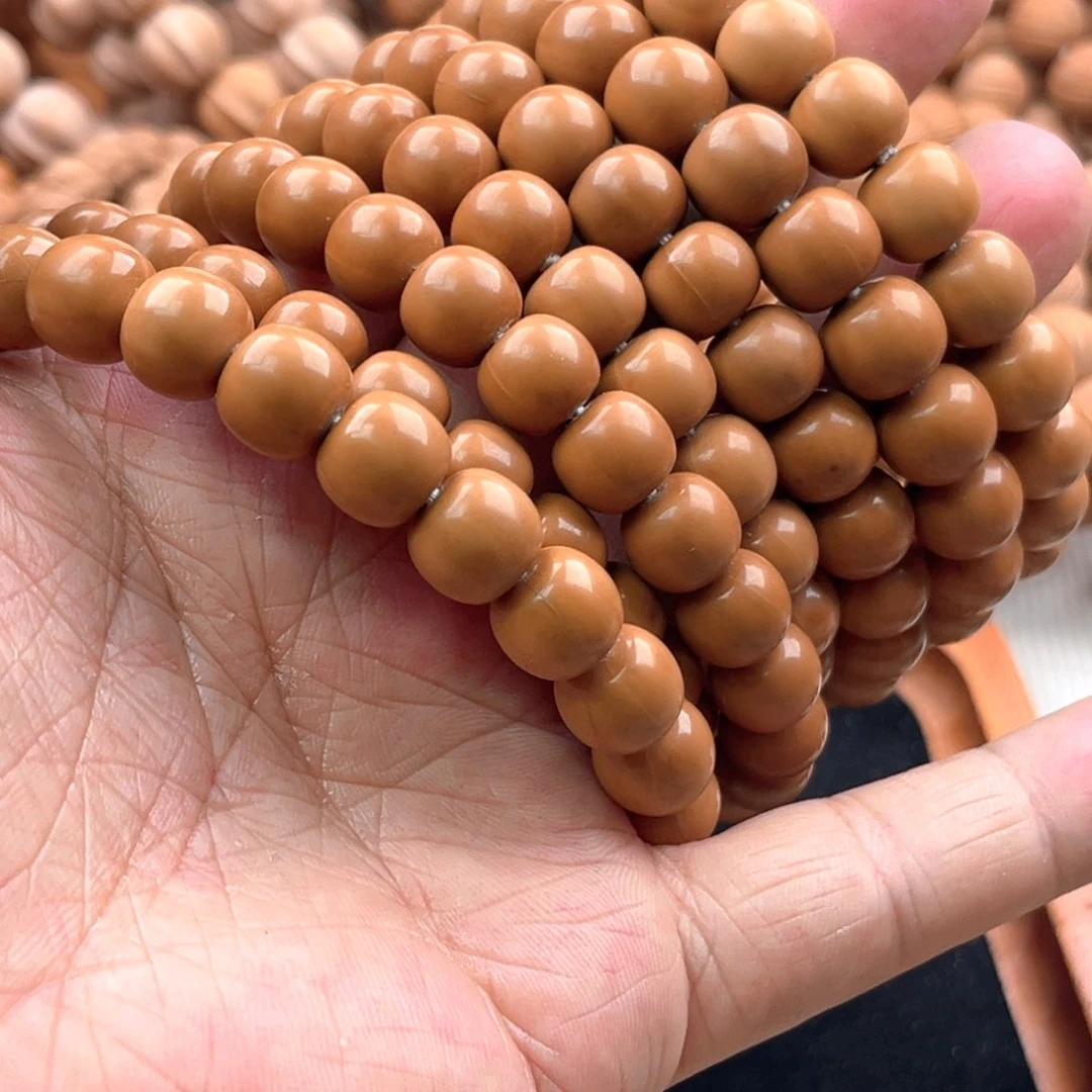 猴头核桃手串瑕疵小老型