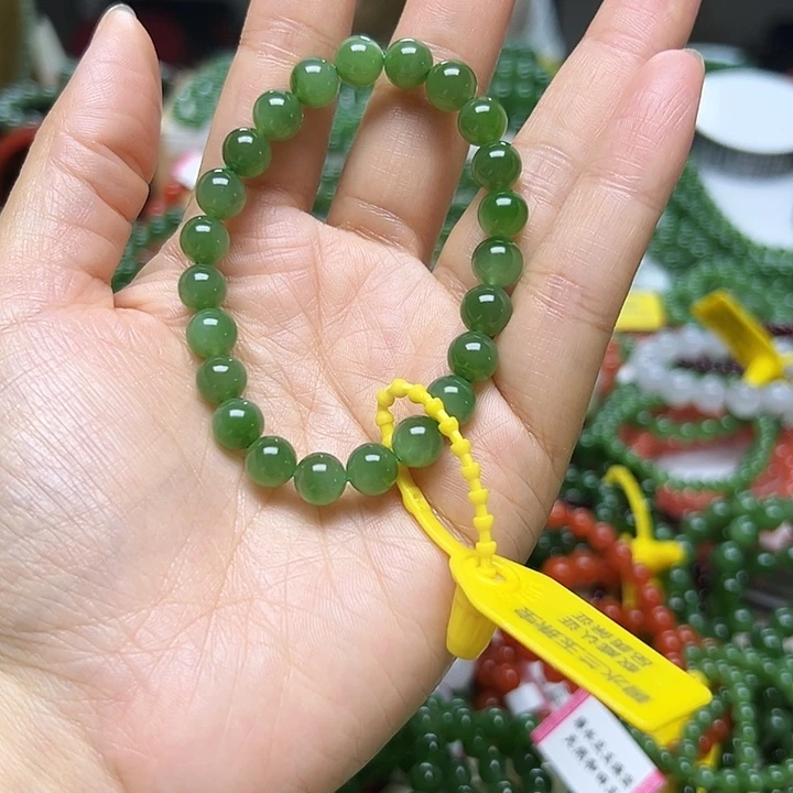 和田玉（碧玉）未镶嵌手串