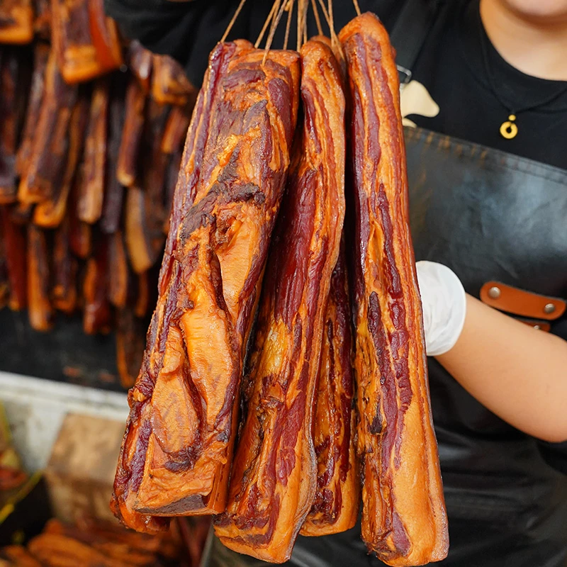 【湘西带骨五花肉腊肉】