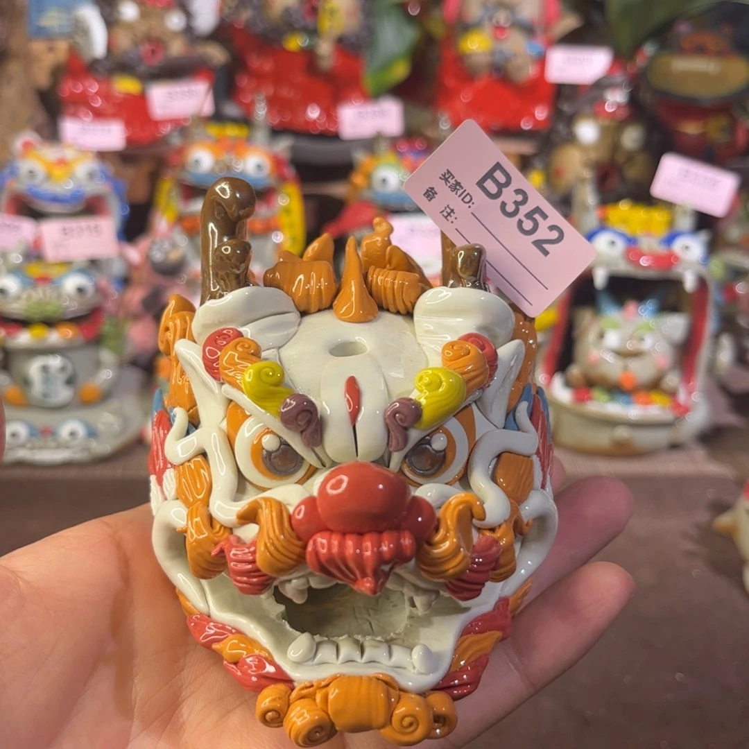 泥塑纯手工茶宠摆件