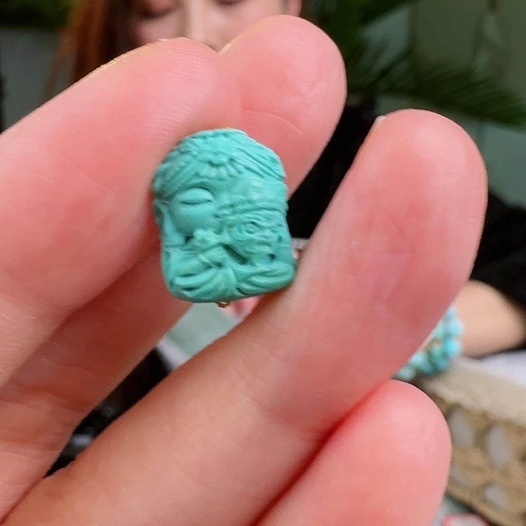 绿松石珠宝奇石未镶嵌