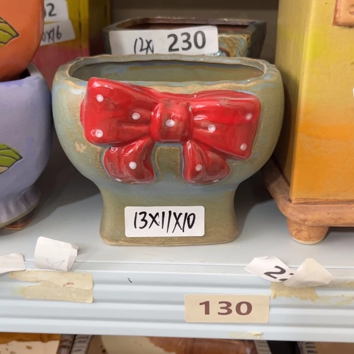 紫砂花盆粗陶材质多肉花盆