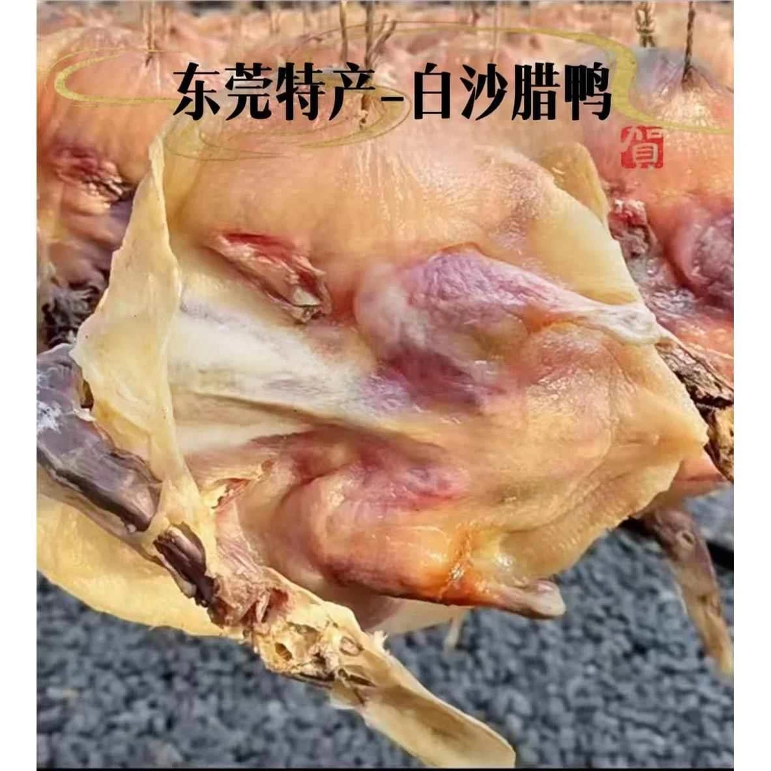 东莞正宗虎门白沙特产白沙天然生晒糟米出口油鸭白沙腊鸭包邮