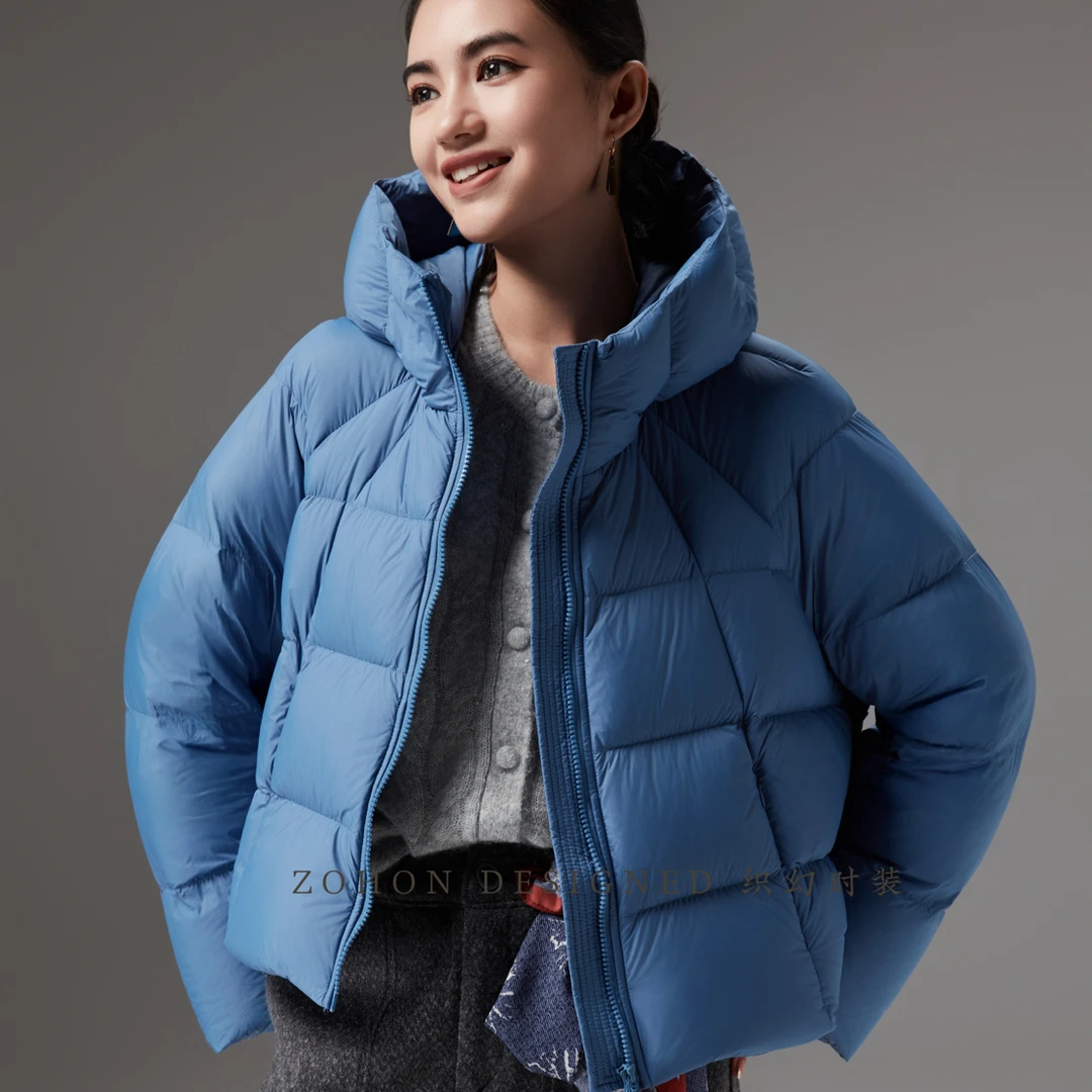 2025韩系冬季短款泡芙羽绒服女爆款2025新款正品90%高纯度绒子