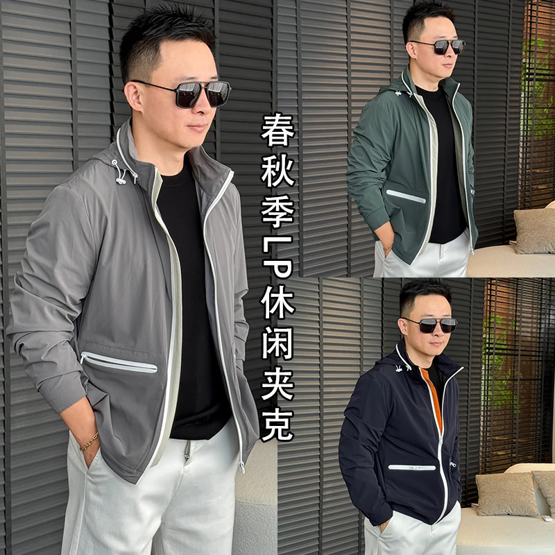 徐先生春秋季LP休闲夹克 帽子可塞进去255534【杜恩】