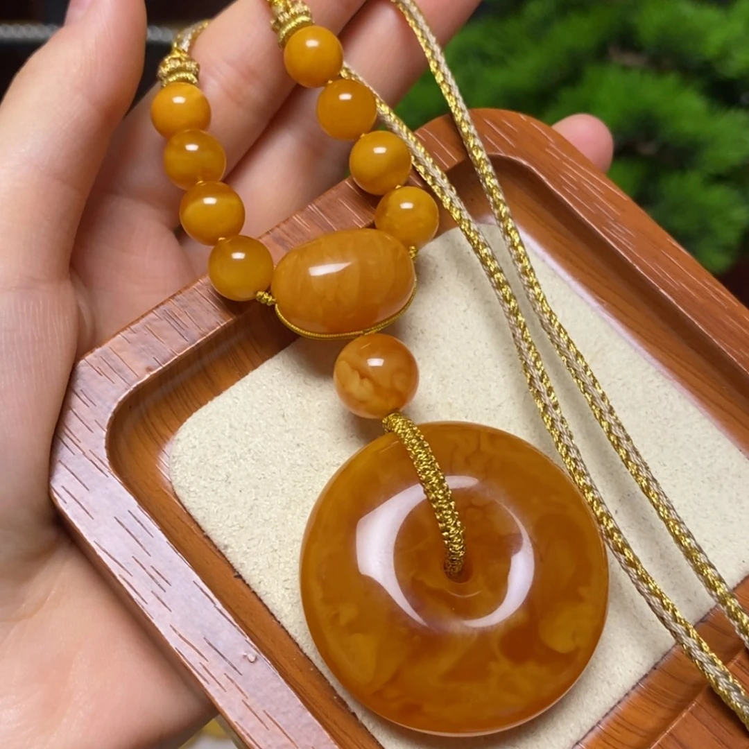 【闪购商品】蜜蜡颈饰未镶嵌项链