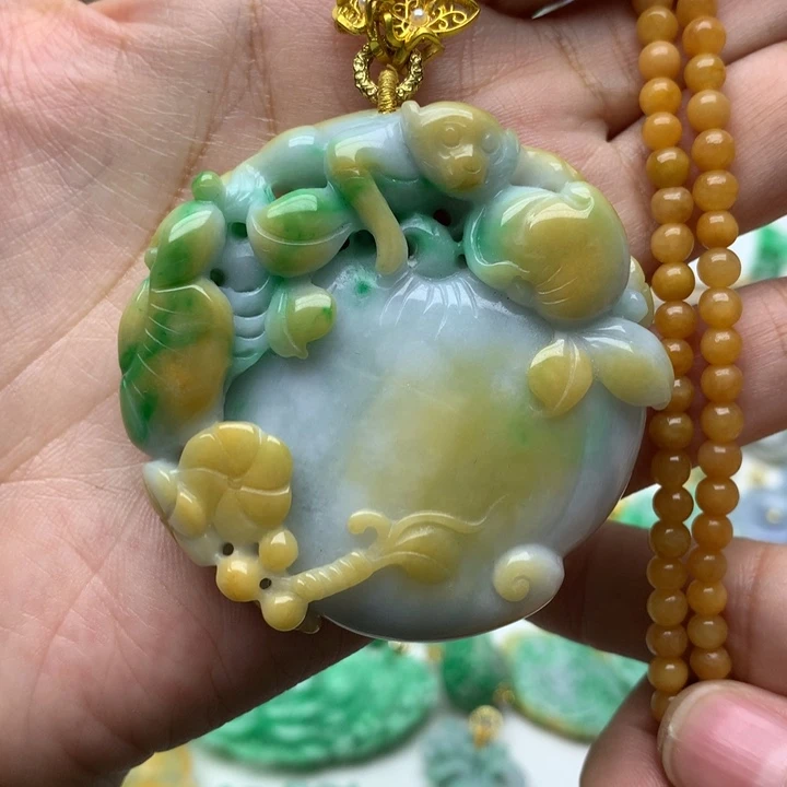 颈饰未镶嵌翡翠翡翠