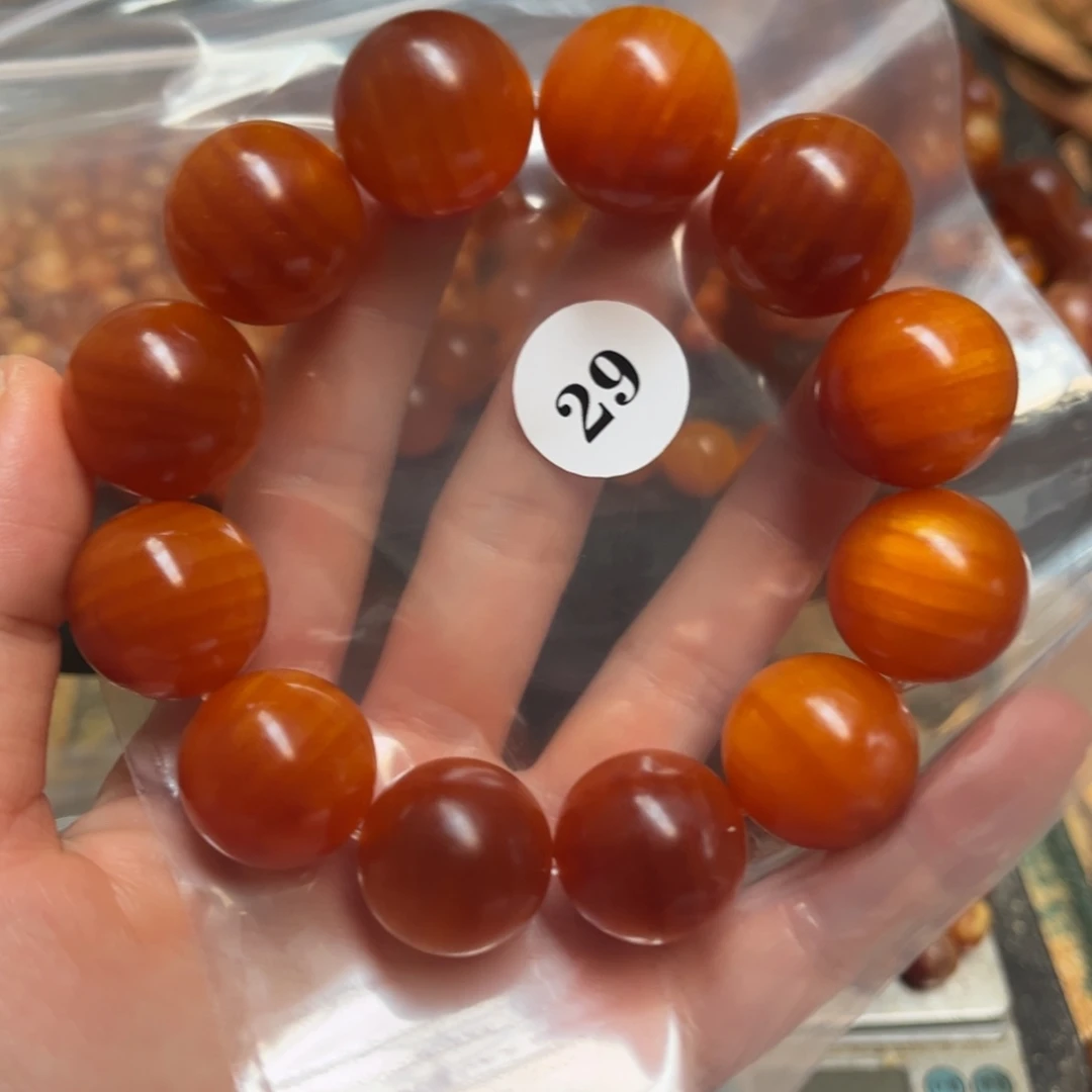 愿***忧手串/手链松木（琥珀木）29包浆2.1规格