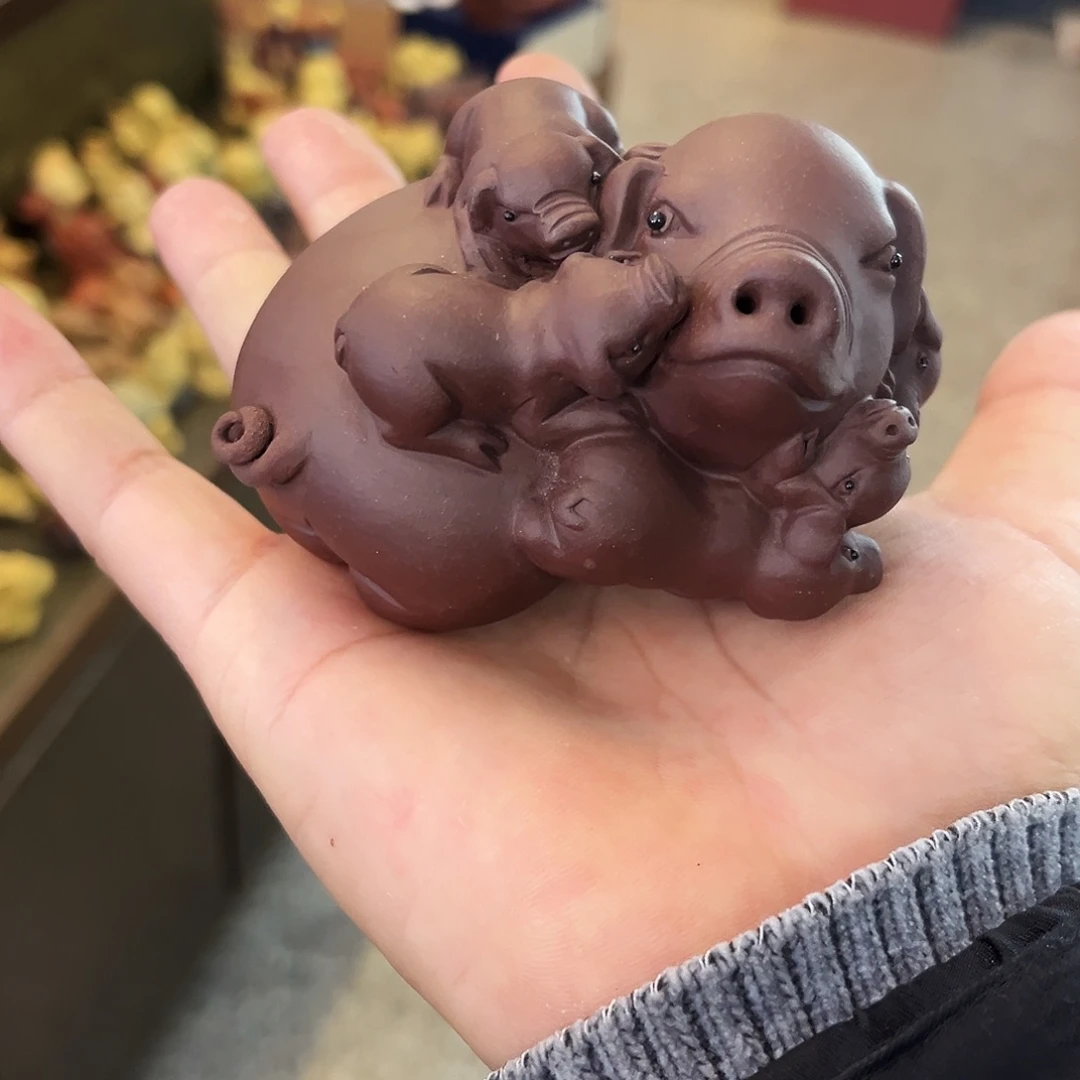 茶杯紫砂高端紫砂雕塑微瑕