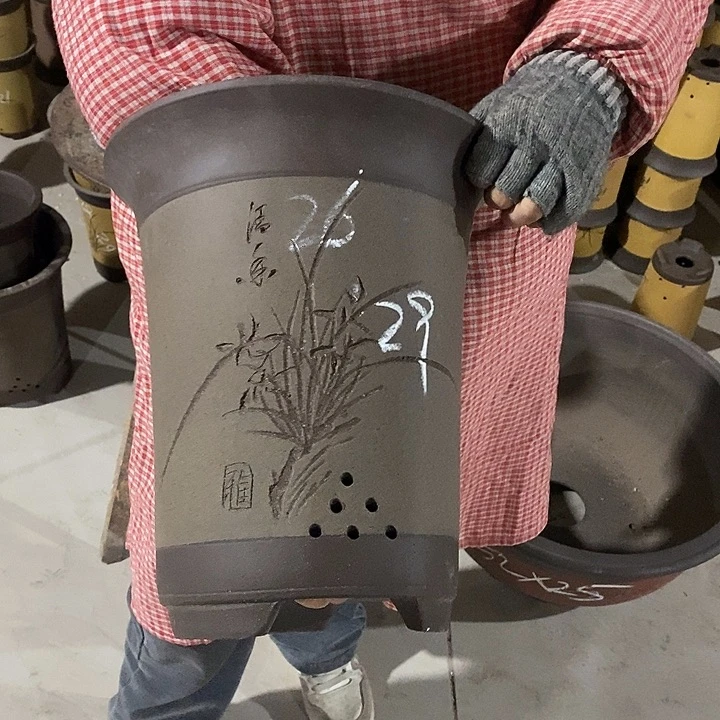 紫砂花盆紫砂花盆