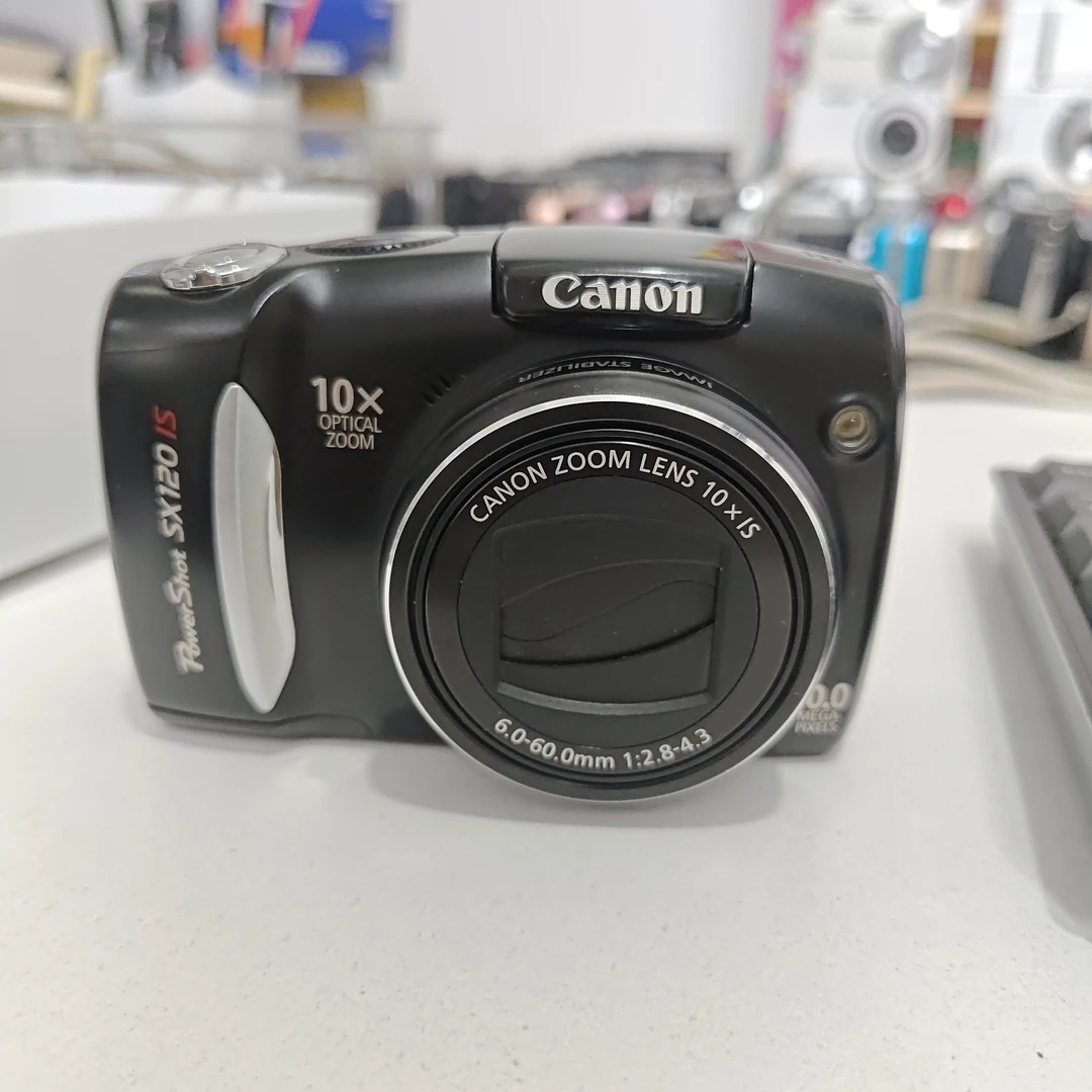 9新 Canon/佳能 sx120 ccd相机 黑色10倍光学变焦