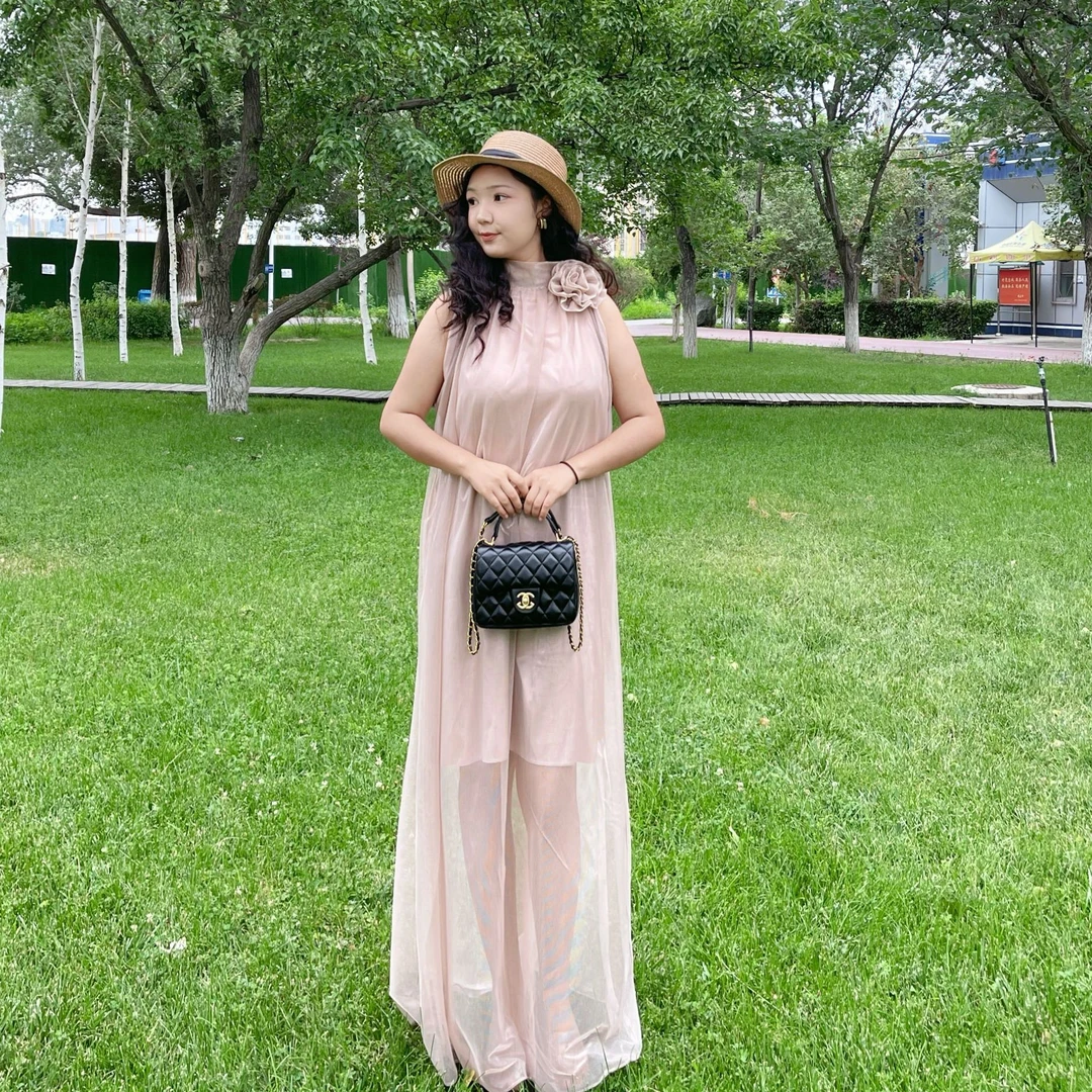 仙女网纱连衣裙气质显瘦女装连衣裙