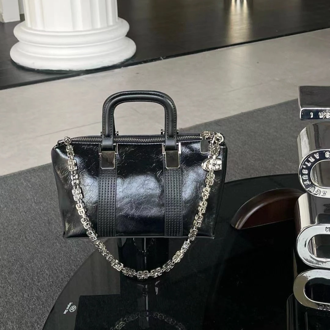 复古洋气链条腋下包2025新款时尚百搭手提包单肩斜挎托特包女