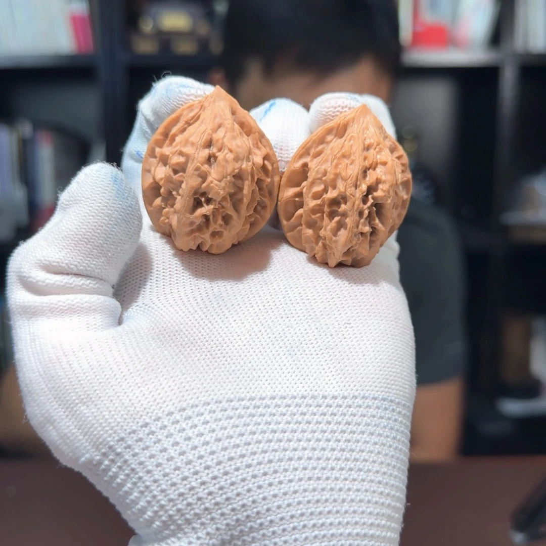 蓝***调桃核吊坠35武家庄鸡心