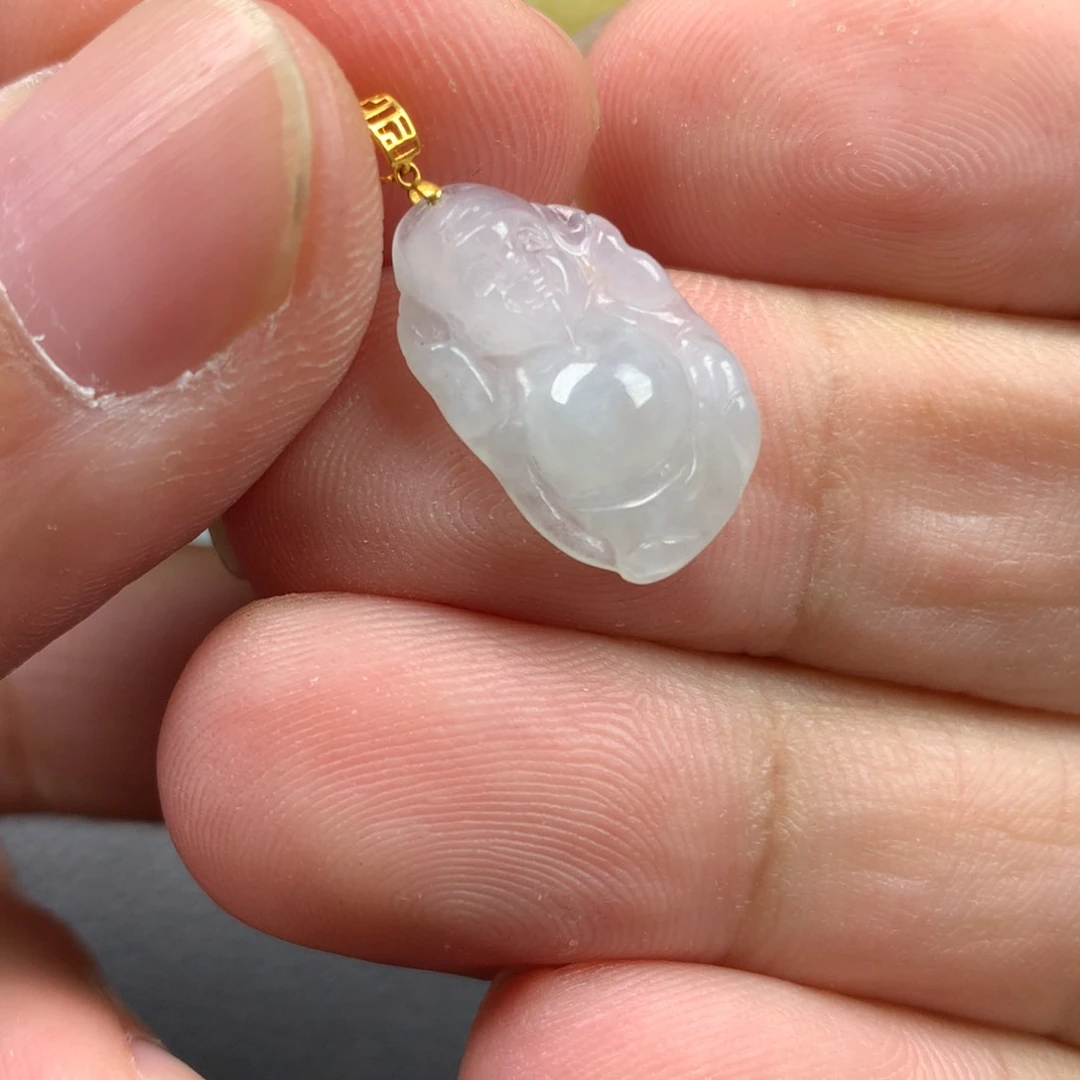 【闪购商品】颈饰18K金镶嵌翡翠翡翠