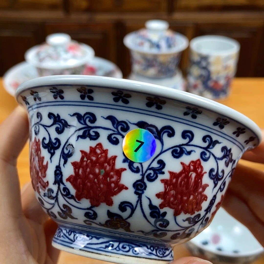 手绘现代茶具非古董