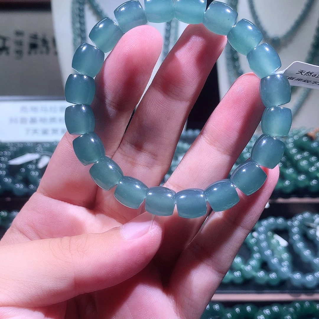 未镶嵌手链翡翠天然a货翡翠手串9.8