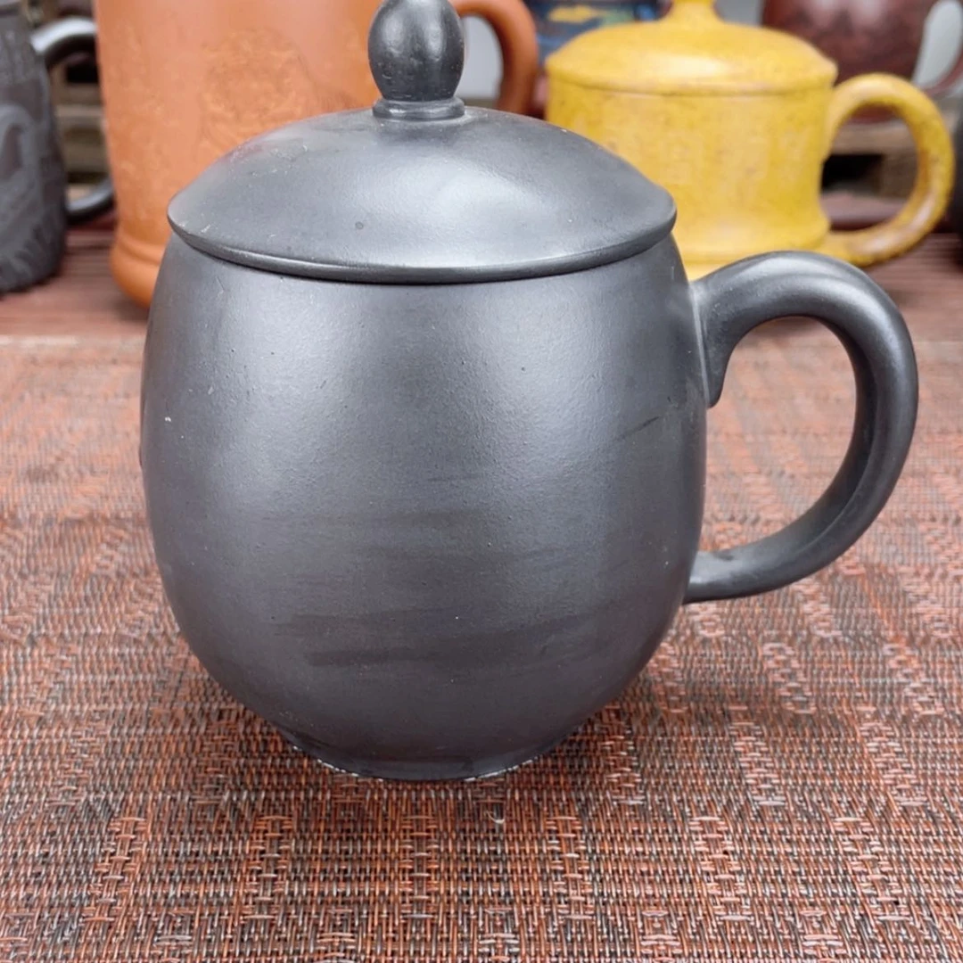 【闪购商品】茶杯紫砂宜兴原矿紫砂盖杯微瑕