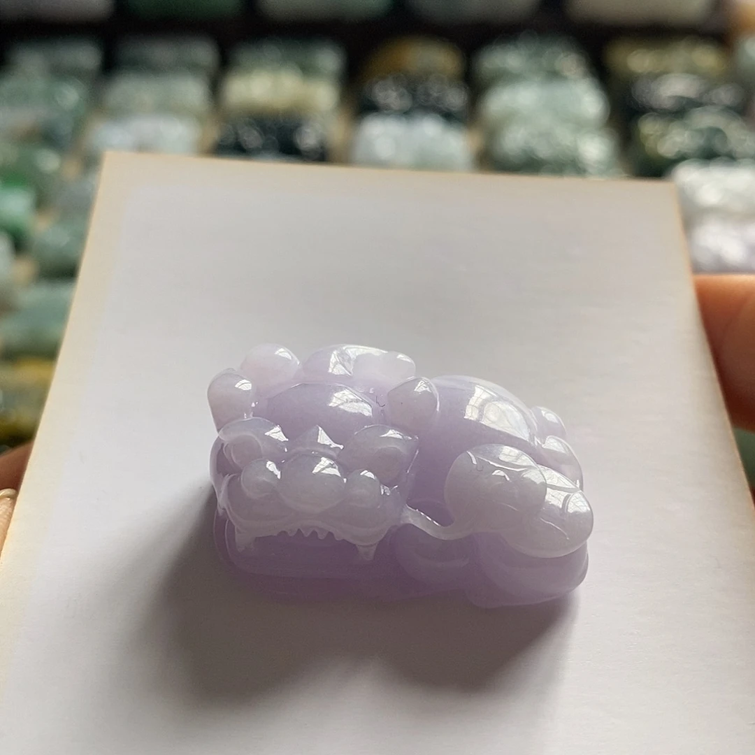 翡翠未镶嵌颈饰天然翡翠貔貅吊坠