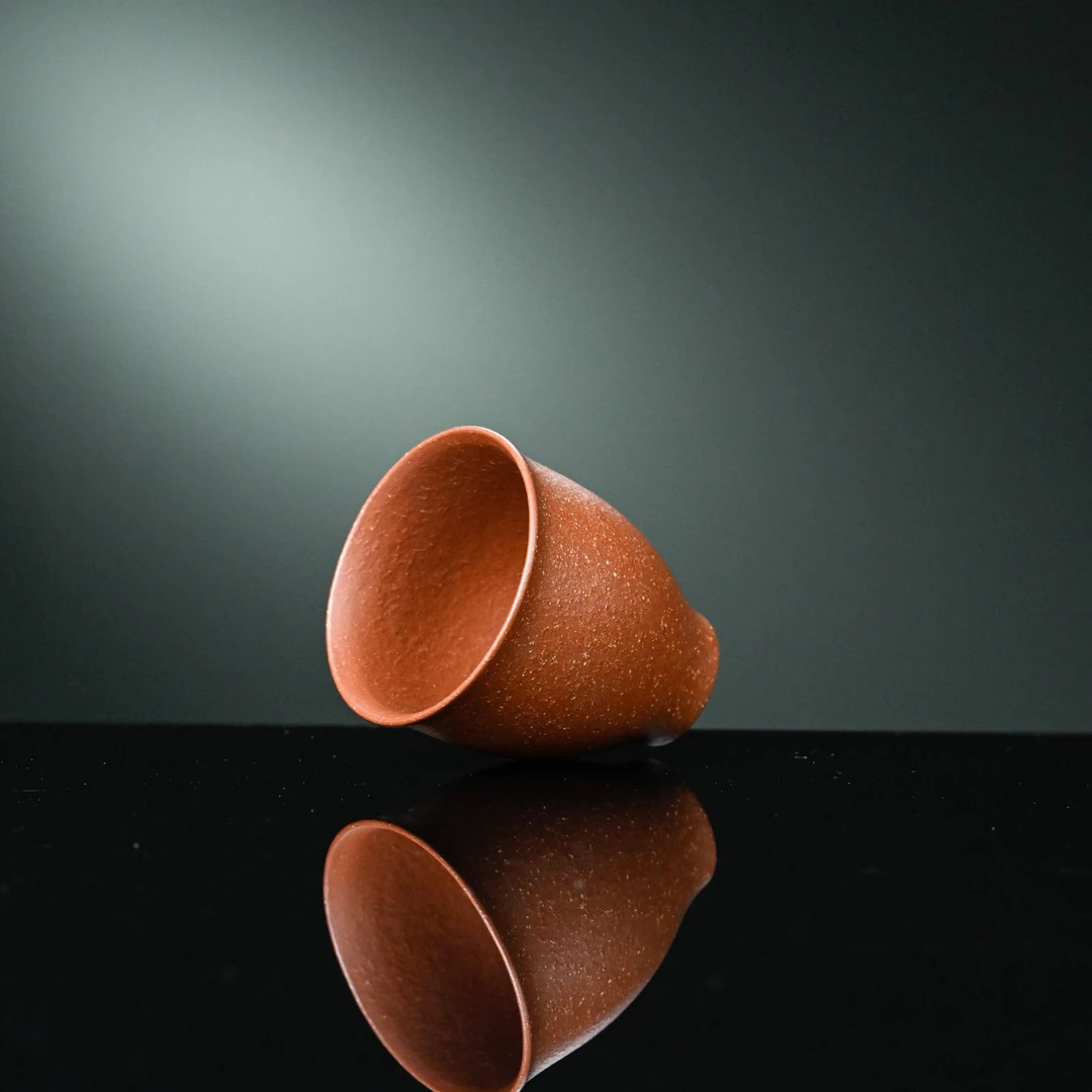 【降坡·怀香杯】老林出品原矿紫砂降坡手制怀香杯