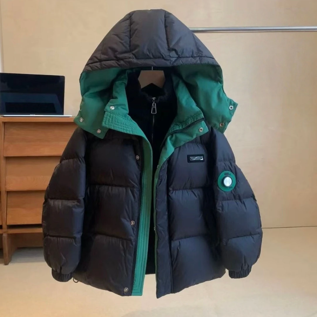 巴拉秋冬季新款男童棉衣服保暖棉袄洋气加厚免洗防风外套