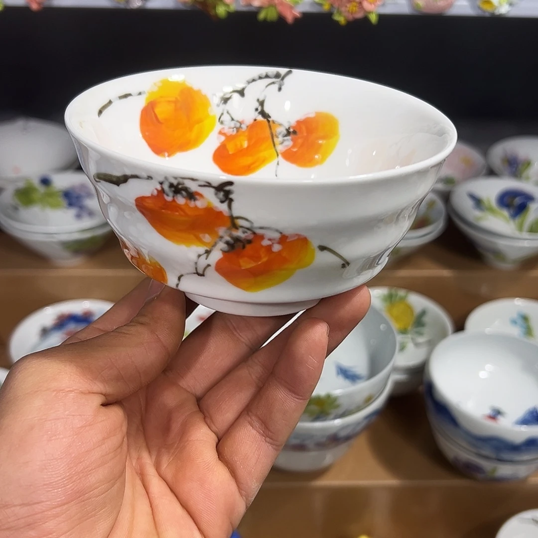 陶瓷景德镇手绘陶瓷5寸碗