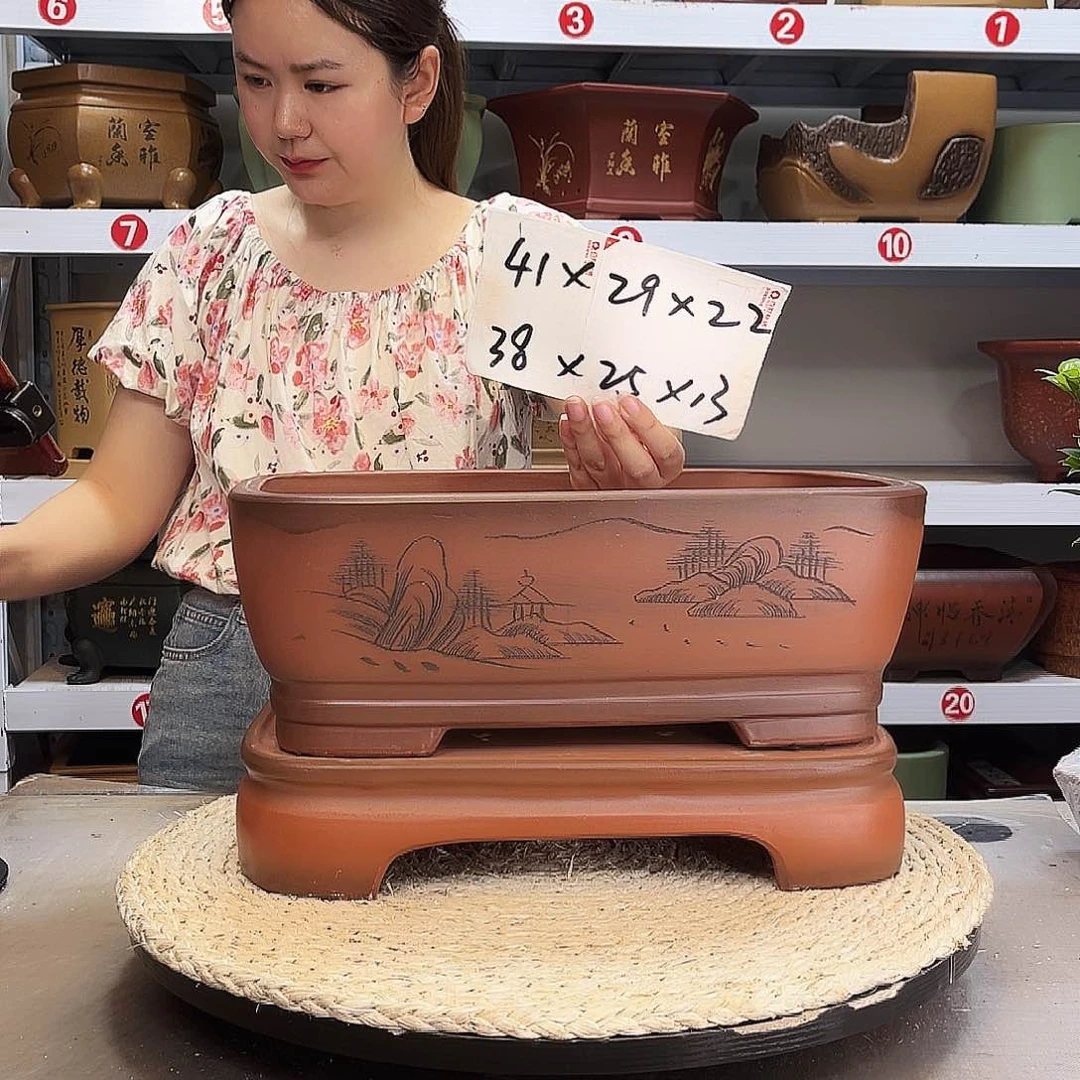 紫砂花盆紫砂花盆