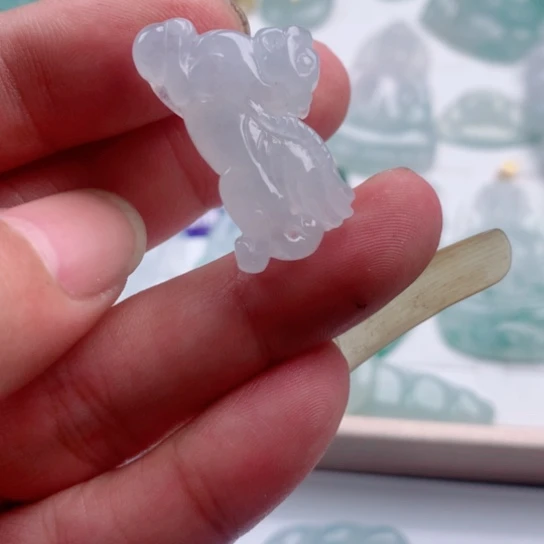 颈饰未镶嵌翡翠缅甸天然翡翠A货