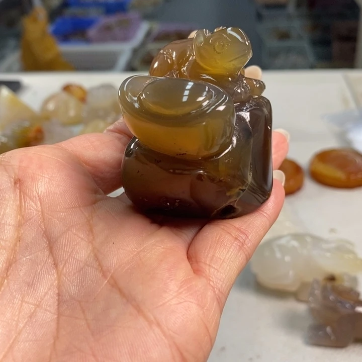 玛瑙/玉髓吊坠(不含链)未镶嵌