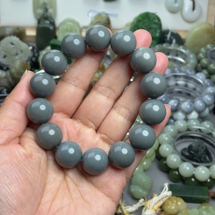 和田玉未镶嵌手链