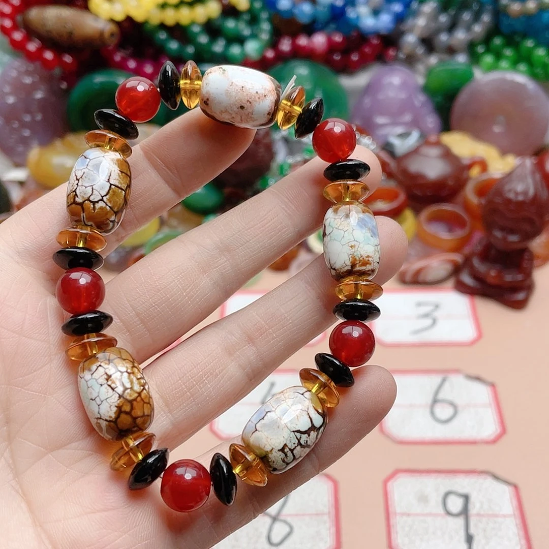 玛瑙/玉髓颈饰合金阿*名