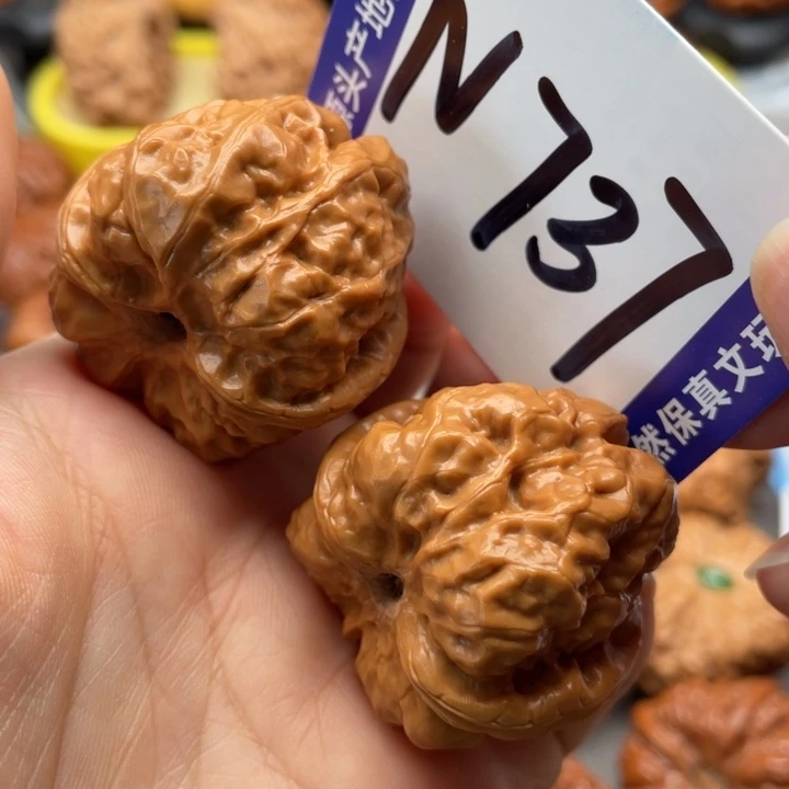 文玩核桃把件蛙蛙36尺