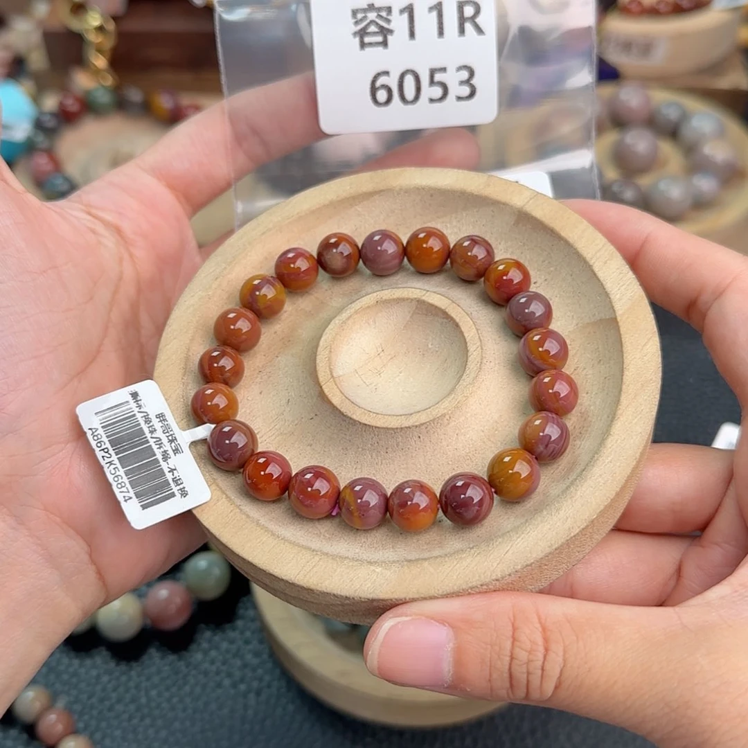 【闪购商品】石英质玉手链未镶嵌小*饼r6053